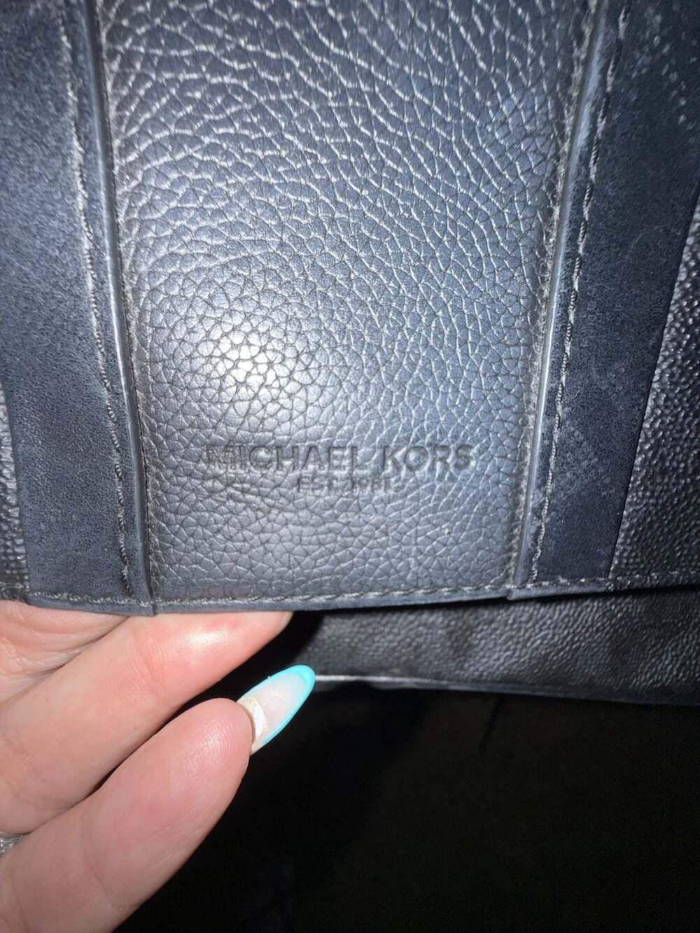 Michael Kors Black Signature Logo Messenger Crossbody Bag - Picture 3 of 9